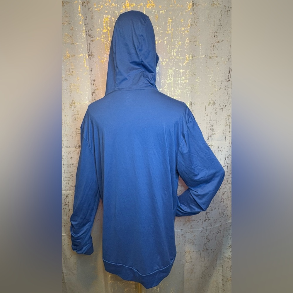 Blue Hooded Pullover - Picture 6 of 12